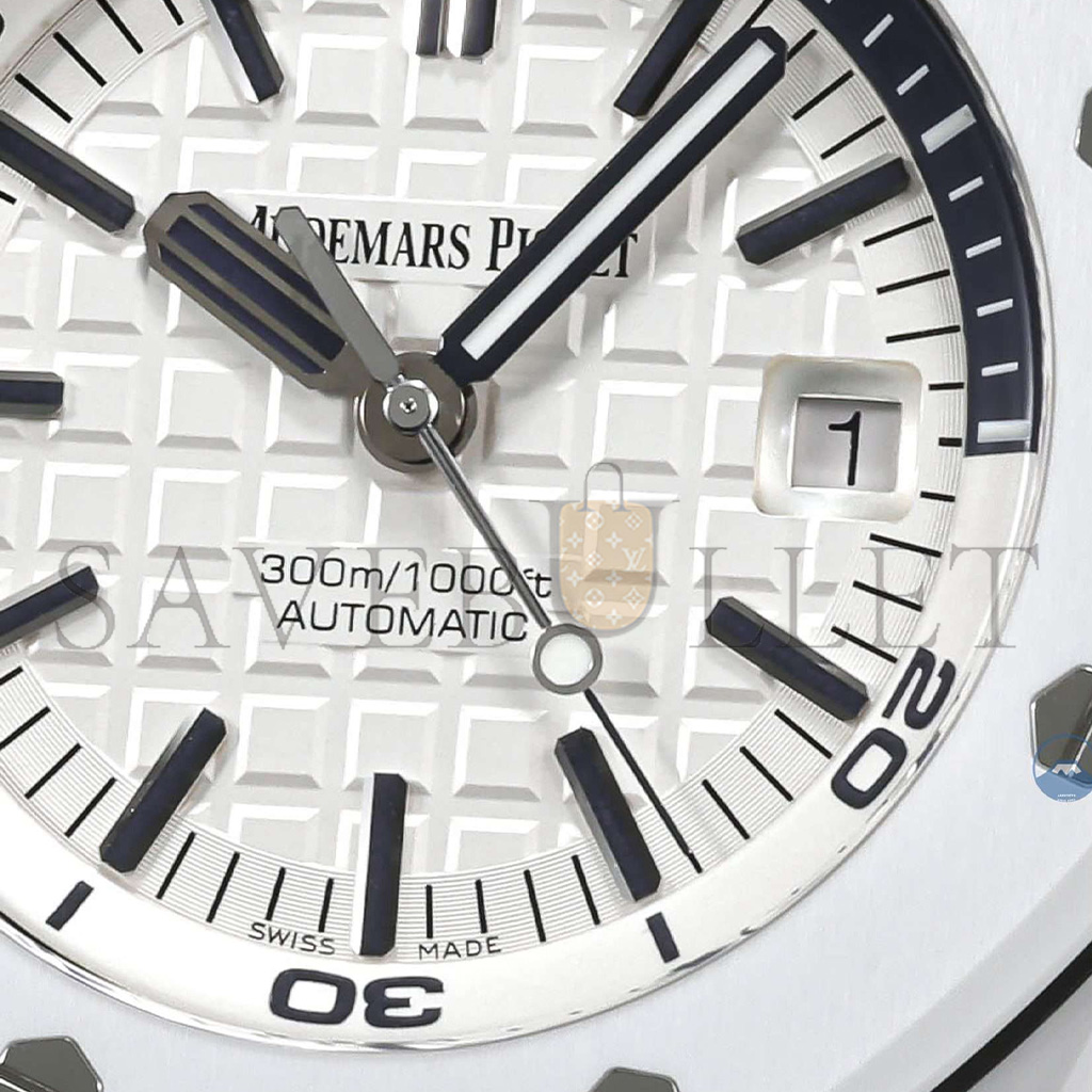 AUDEMARS PIGUET ROYAL OAK OFFSHORE WHITE CERAMIC 42MM WATCH 15707CB.OO.A010CA.01